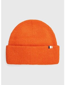 Volnena kapa BOSS oranžna barva