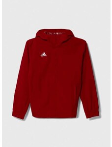 Otroška jakna adidas Performance ENT22 AW JKTY rdeča barva