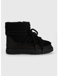 Volneni škornji za sneg Inuikii CURLY črna barva, 75102-016