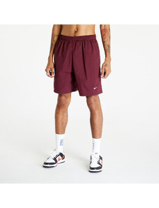 Nike Solo Swoosh Woven Shorts Night Maroon/ White