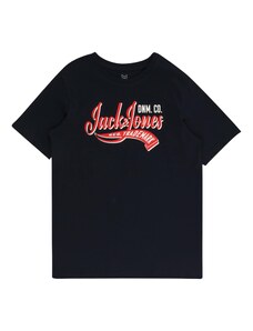 Jack & Jones Junior Majica mornarska / rdeča / bela