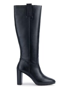 Elegantni škornji Geox D WALK PLEASURE 85 A črna barva, D36TFA 00043 C9999