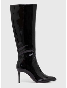 Elegantni škornji Steve Madden Lovable ženski, črna barva, SM11002618