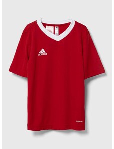 Otroška kratka majica adidas Performance rdeča barva