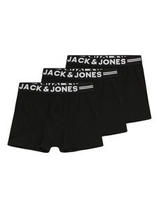 Jack & Jones Junior Spodnjice 'SENSE' črna / bela