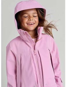 Otroška jakna Reima Jatkuu roza barva