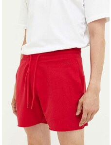 Kratke hlače Hollister Co. moški, rdeča barva
