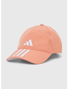Kapa s šiltom adidas Performance oranžna barva