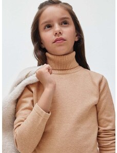 Otroški pulover Mayoral bež barva