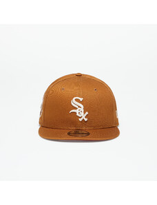 New Era Chicago White Sox Side Patch 9Fifty Snapback Cap Toasted Peanut/ Stone