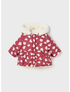 Obojestranska jakna za dojenčke Mayoral Newborn rdeča barva