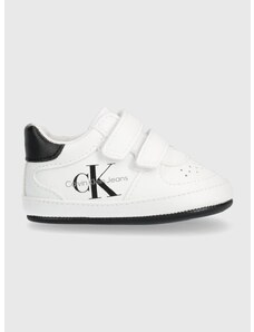 Čevlji za dojenčka Calvin Klein Jeans bela barva