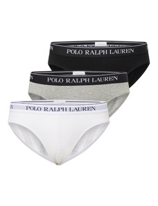 Polo Ralph Lauren Spodnje hlačke siva / pegasto siva / črna / bela