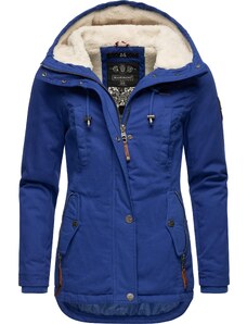 MARIKOO Zimska jakna 'Bikoo' modra / rjava