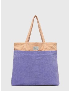 Bombažna torba Billabong vijolična barva