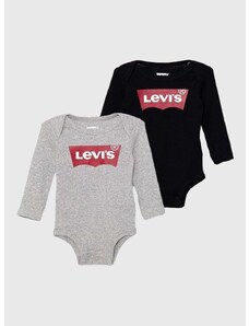 Bombažen body za dojenčka Levi's 2-pack