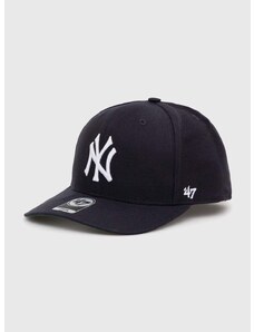 Kapa s šiltom 47brand MLB New York Yankees mornarsko modra barva