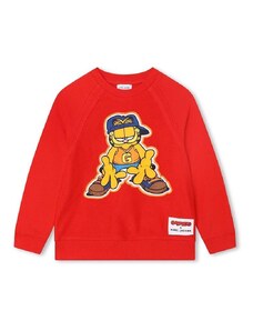 Otroški pulover Marc Jacobs x Garfield rdeča barva