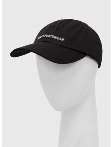 Bombažna bejzbolska kapa Puma črna barva