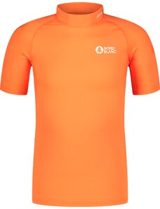 Nordblanc Oranžna otroška majica z uv zaščito COOLKID