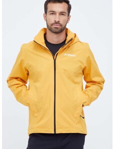 Vodoodporna jakna adidas TERREX Multi RAIN.RDY moška, rumena barva