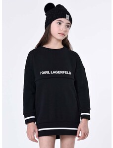 Otroška kapa Karl Lagerfeld črna barva