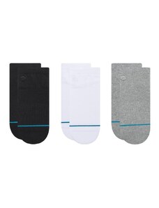 Nogavice Stance Icon Low 3-Pack ''White/Black/Grey''