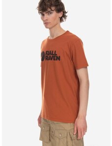 Kratka majica Fjallraven oranžna barva