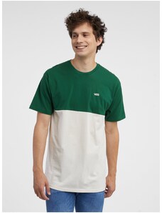 White-green men's T-shirt VANS Colorblock - Men