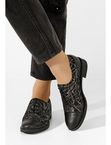 Zapatos Oxford čevlji Genave V4 črna
