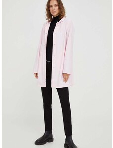 Vodoodporna jakna Rains 18050 Jackets ženska, roza barva