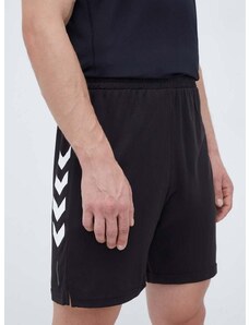 Kratke hlače za vadbo Hummel Topaz črna barva