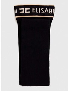 Hlačne nogavice Elisabetta Franchi črna barva