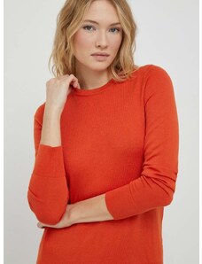 Pulover Lauren Ralph Lauren ženski, oranžna barva