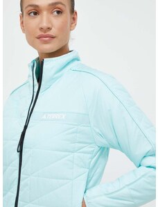 Športna jakna adidas TERREX Multi turkizna barva