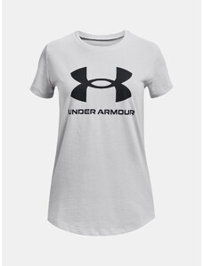 Under Armour T-Shirt UA G SPORTSTYLE LOGO SS-GRY - Girls