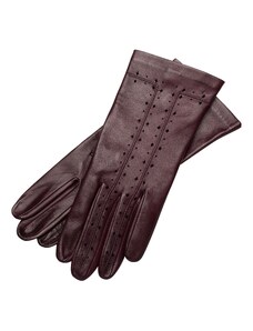 1861 Glove manufactory Ravello Aubergine Leather Gloves