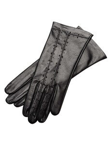 1861 Glove manufactory Ravello Black Leather Gloves