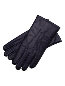 1861 Glove manufactory Treviso Navy Blue Leather Gloves