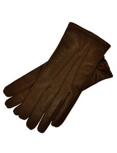1861 Glove manufactory Tivoli Dark Brown Leather Gloves