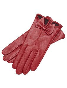 1861 Glove manufactory Avellino Dark Red Leather Gloves
