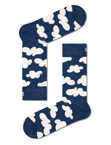 Nogavice Happy Socks Cloudy Sock mornarsko modra barva