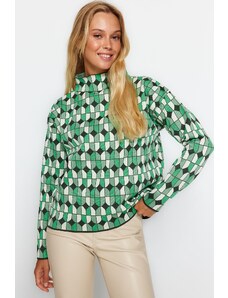 Trendyol zeleni pulover za pletenine