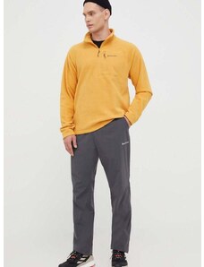 Športni pulover Columbia Fast Trek III rumena barva