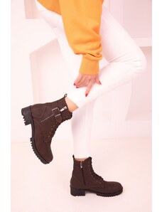Soho Women's Brown Boots & Booties 17680,