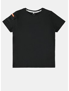 Black boys' T-shirt with print on the back name it Niklaso - unisex