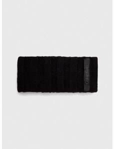 Trak s primesjo volne Calvin Klein črna barva