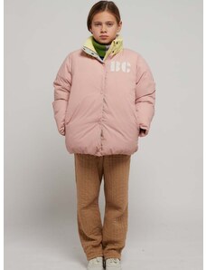 Otroška jakna Bobo Choses roza barva