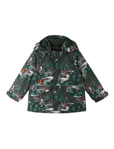 Otroška jakna Reima Kustavi zelena barva