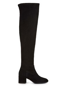 Elegantni škornji Geox D ELEANA I ženski, črna barva, D26TWI 0JZ21 C9999
